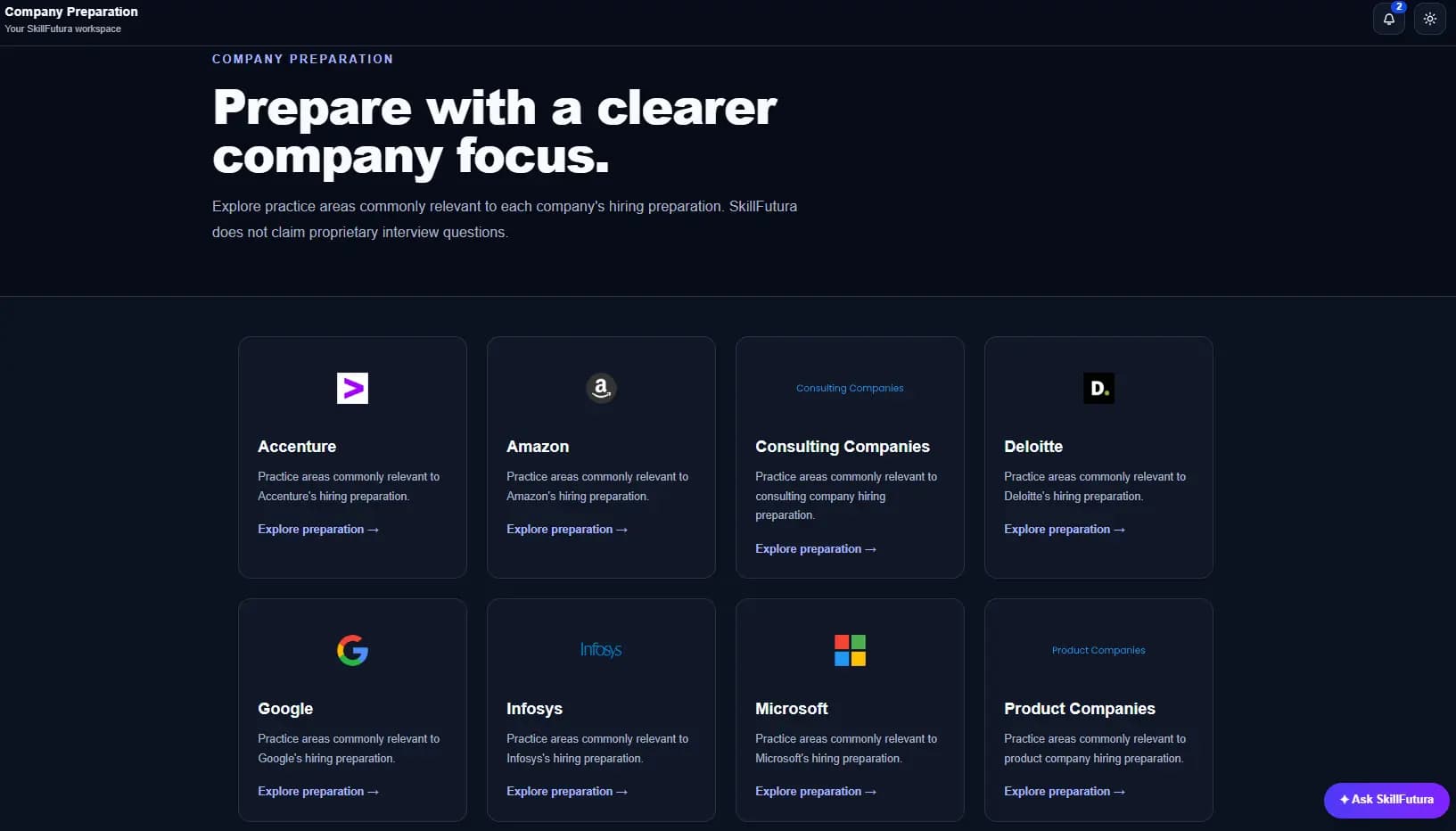 Company Preparation product screenshot
